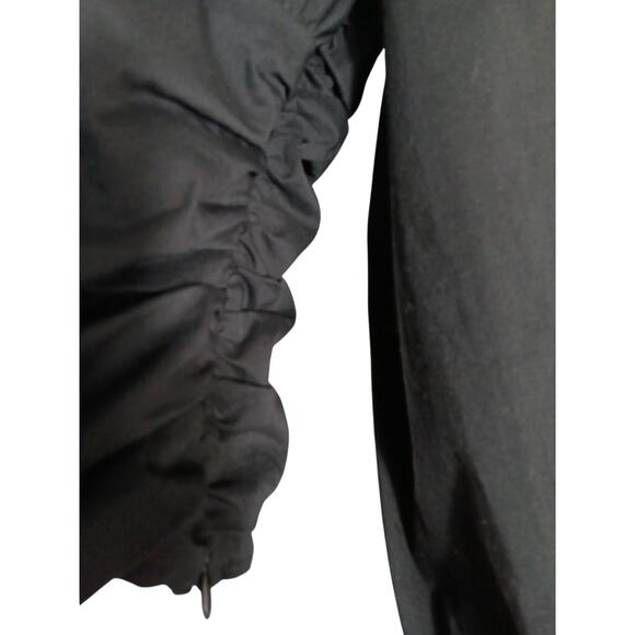Anthropologie Sweetheart Puff-sleeved blouse black size S - Picture 5 of 6